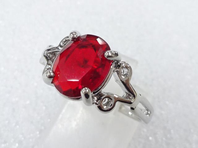 COLORED STONE FASHION RING / JP SIZE 20